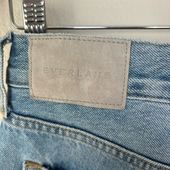 Everlane The Relaxed Straight Fit Jeans In Blue Women’s Sz 28 Reg Organic Cotton - Picture 6 of 8